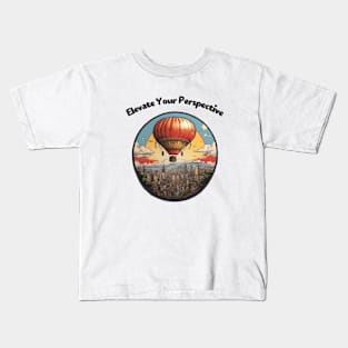 Air Balloon Sky Wings Travelling Vintage Since Kids T-Shirt